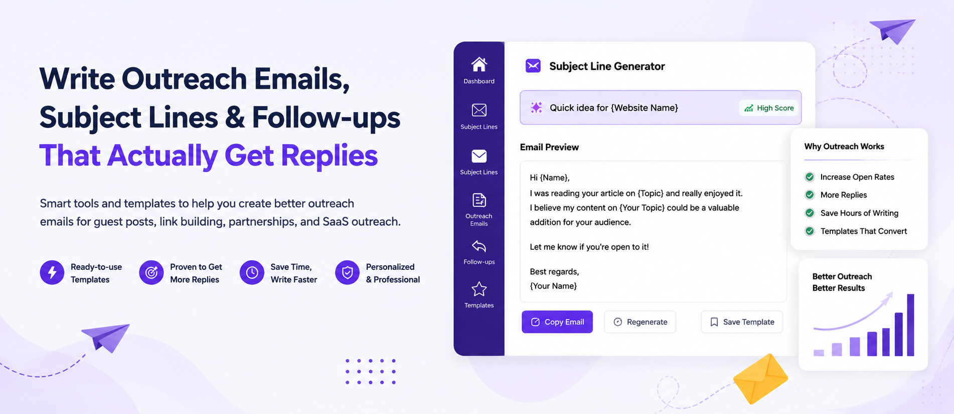 Replies Craft - A step solution for All Emails Subject line